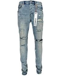 Purple jeans